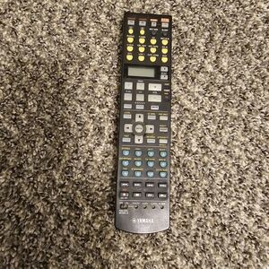 Yamaha Remote Control - Black with Yellow & Blue Buttons